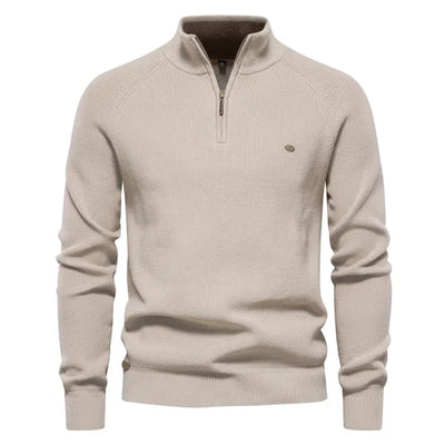 Paul™ | Gestrickter Zip-Up Pullover