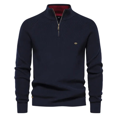Paul™ | Gestrickter Zip-Up Pullover