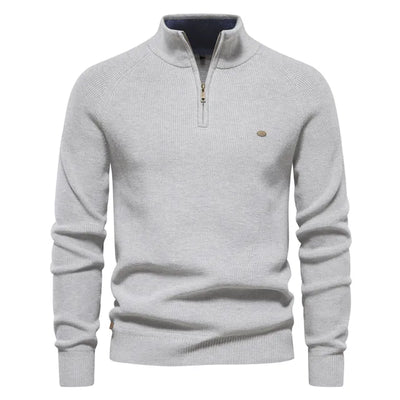 Paul™ | Gestrickter Zip-Up Pullover