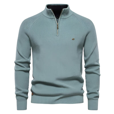 Paul™ | Gestrickter Zip-Up Pullover