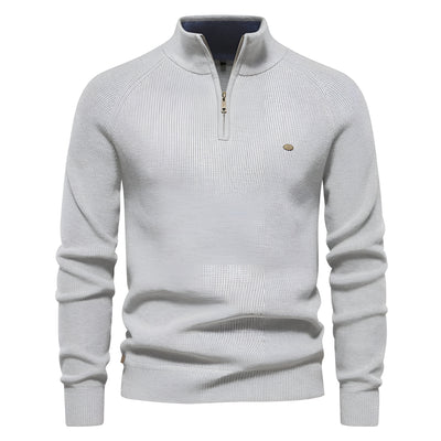Paul™ | Gestrickter Zip-Up Pullover