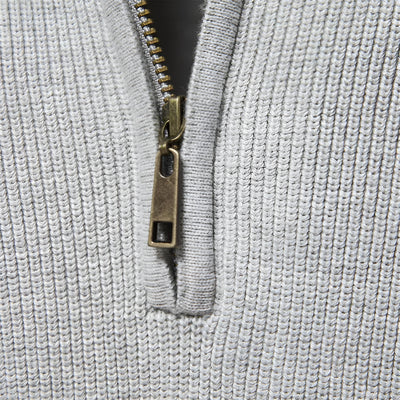 Paul™ | Gestrickter Zip-Up Pullover