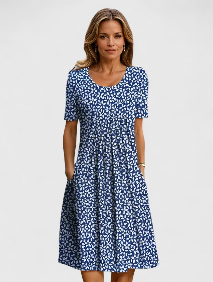 Blaue Blumen / 3XL