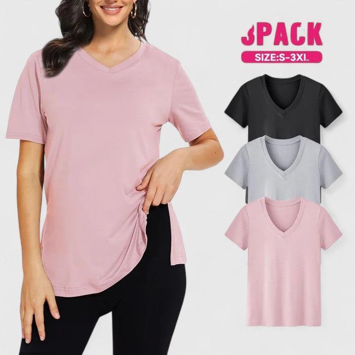 Schwarz / Grau / Pink / 3XL