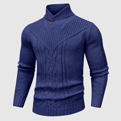 Anton™ | Veneti Tailored Pullover mit Stehkragen