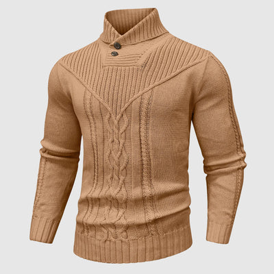 Anton™ | Veneti Tailored Pullover mit Stehkragen