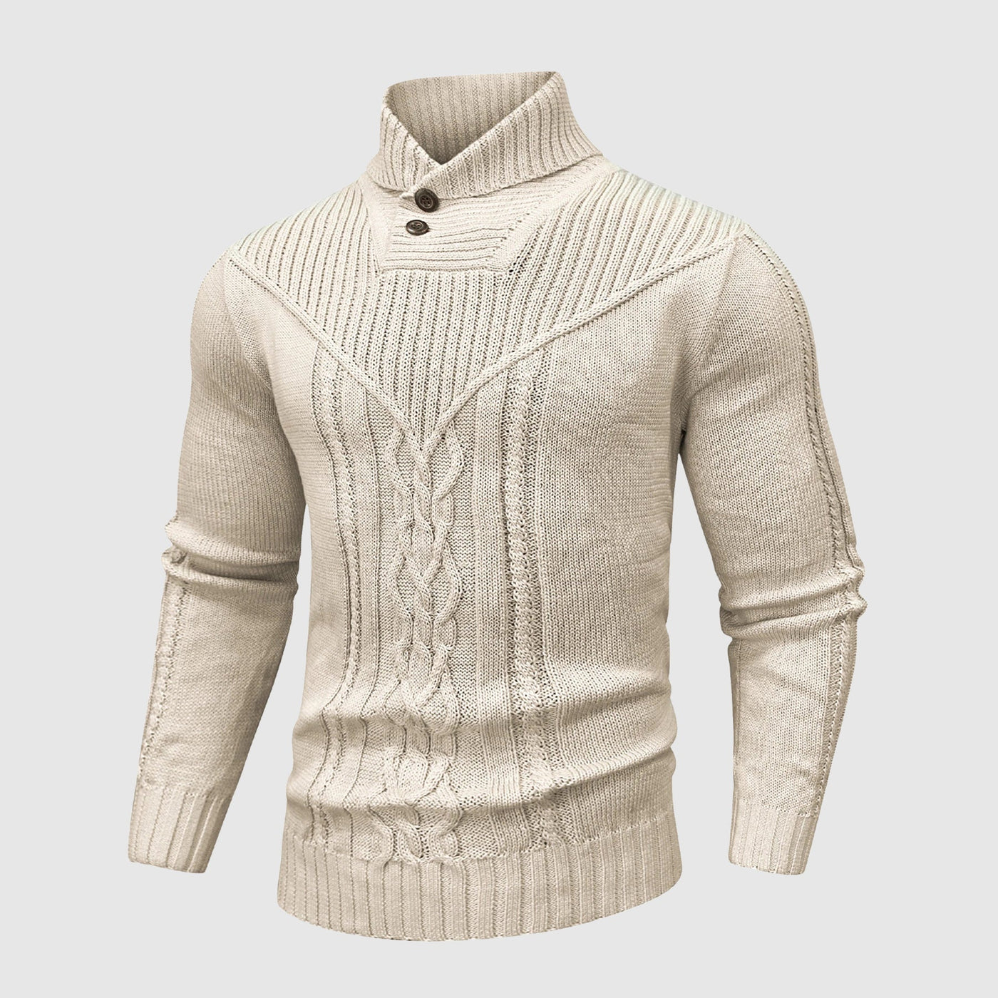 Anton™ | Veneti Tailored Pullover mit Stehkragen