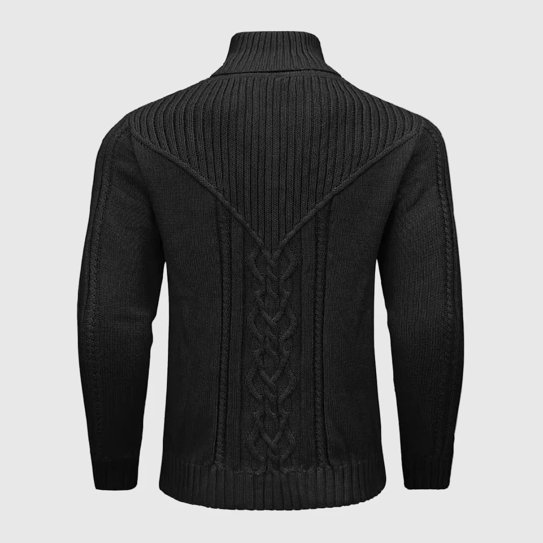 Anton™ | Veneti Tailored Pullover mit Stehkragen