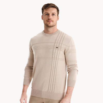 Jürgen™ | Stilvoller Herrenpullover mit Karo-Design