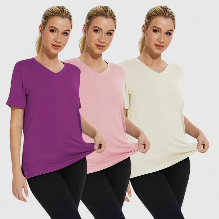 Vintage-Violett / Pink / Off-White / 3XL