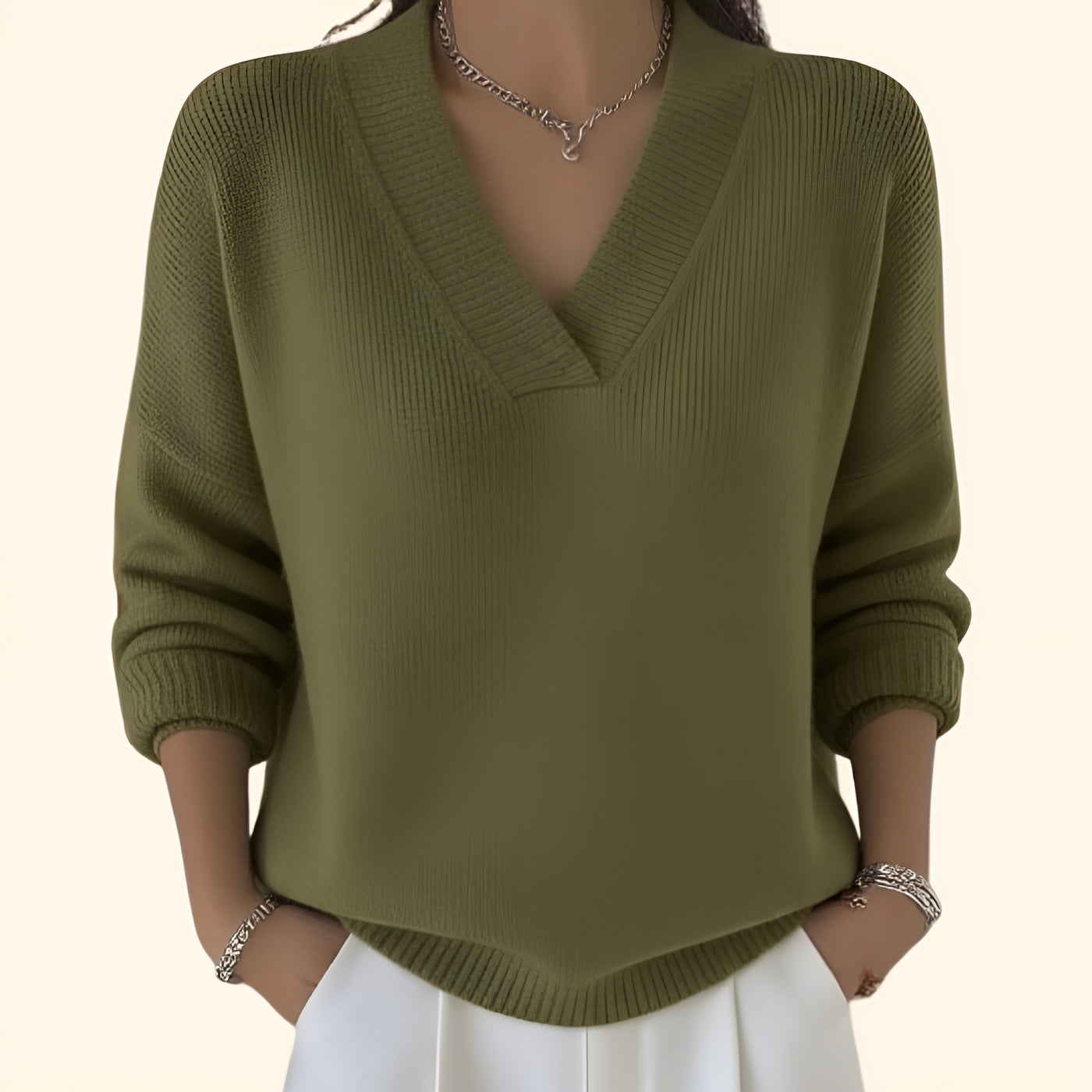 Stella™| Pullover mit V-Ausschnitt