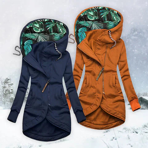 Laura™ | Eleganter Wintermantel mit Kapuze