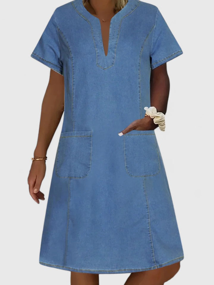 Hellblau Mit Tasche / 3XL