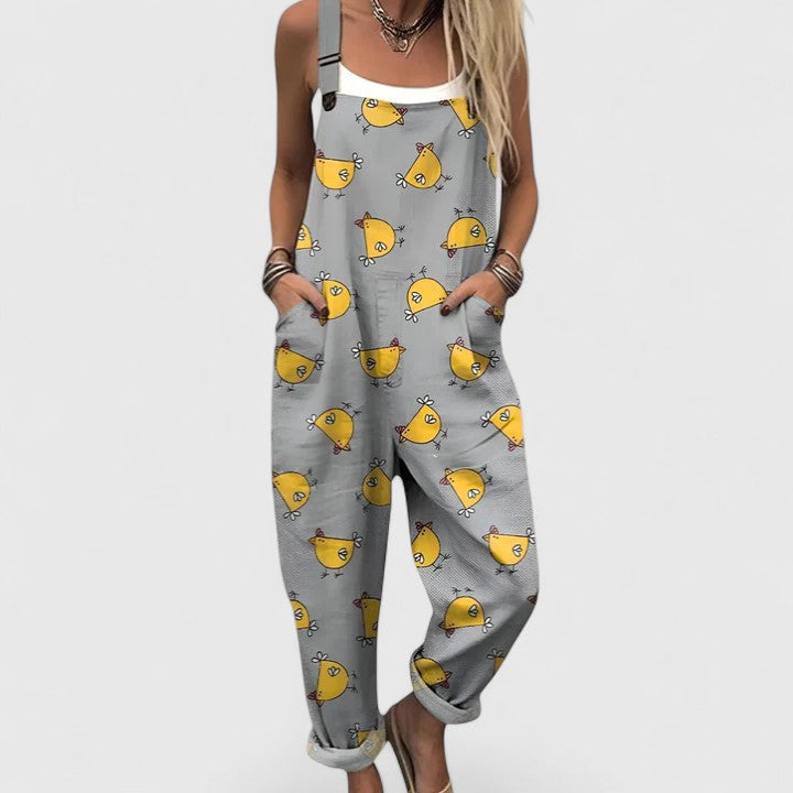 Gray with Yellow Chicks / 3XL