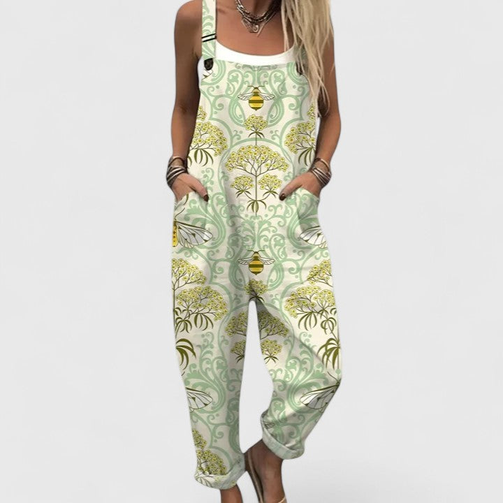 Pastel Green with Bees / 3XL