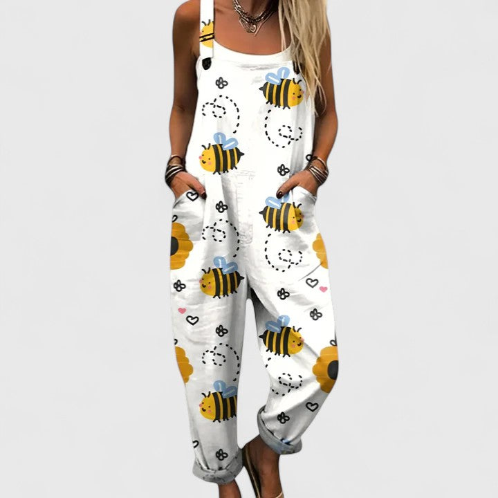 White with Bees / 3XL