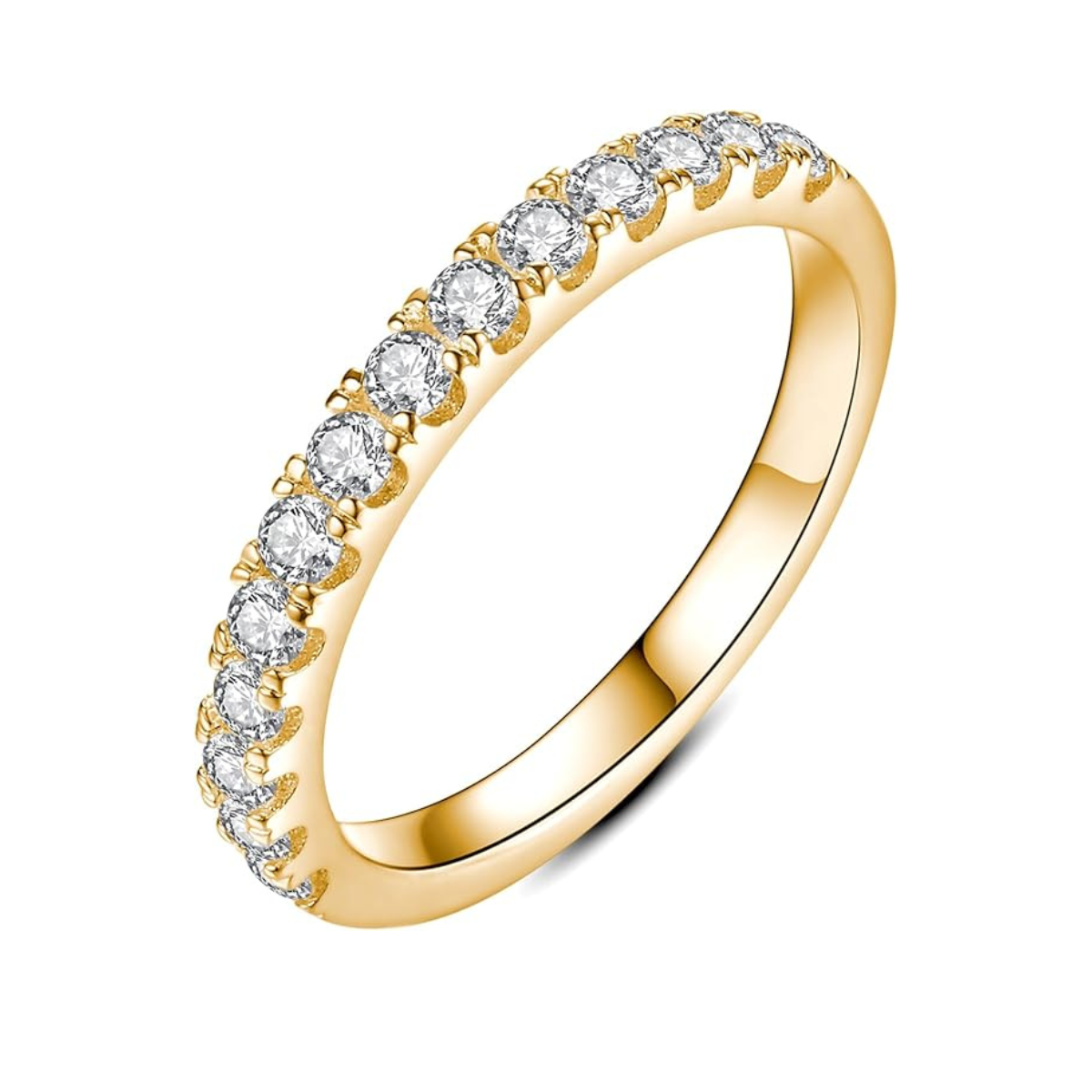 Zariahlene | Diamant Knopf Ring 18k Gold