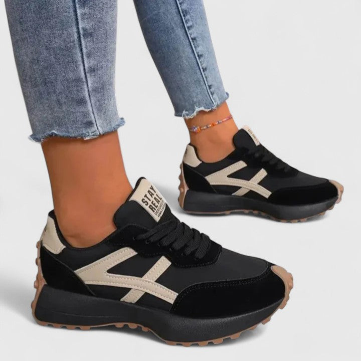 Schwarz / Beige / 10 US | 41 EU
