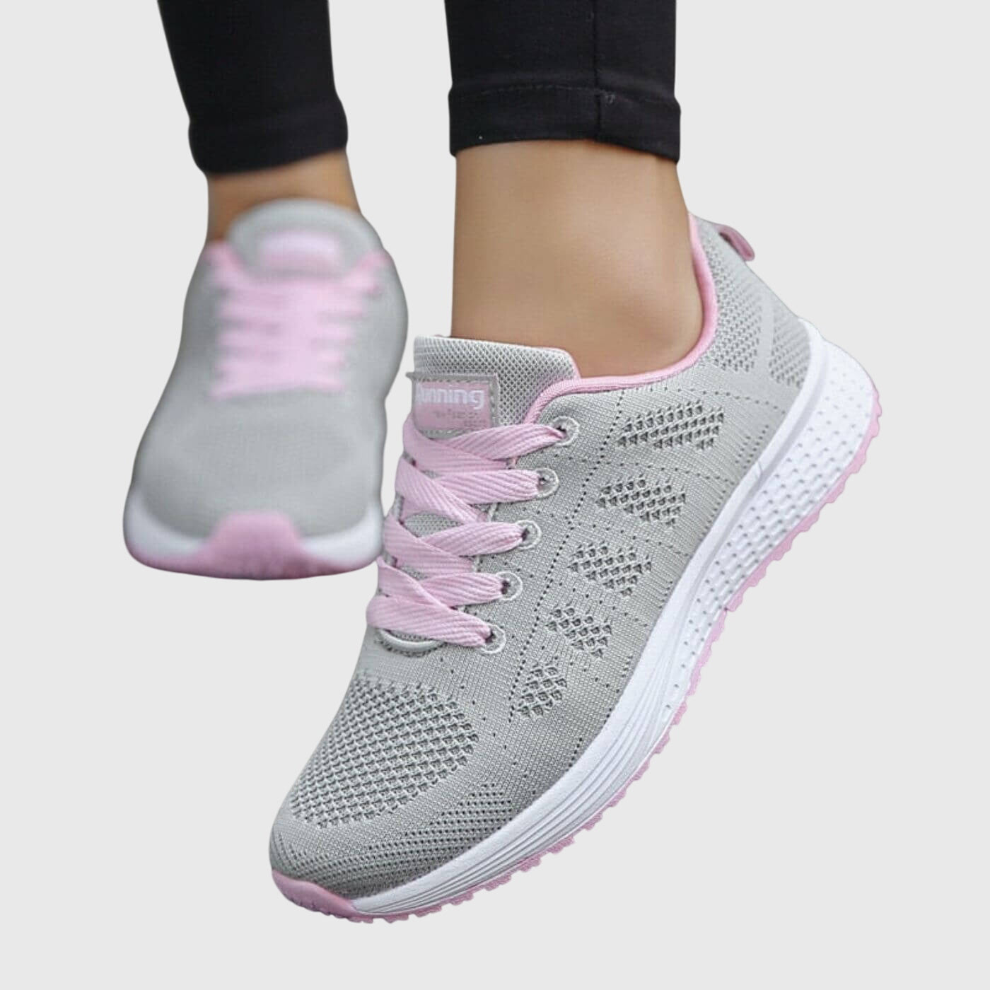 Grau/Rosa / 12 US | 43 EU