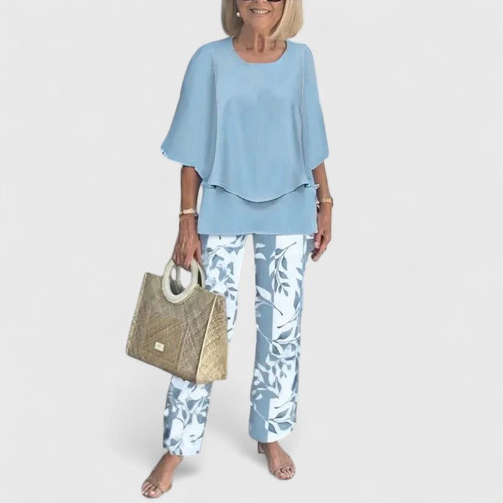 Blue White / L